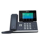 Yealink SIP-T54W téléphone fixe Noir 10 lignes Wifi - Téléphones fixes (Noir, Combiné filaire, Boutons, Sur bureau/mural, In-band, En dehors de la bande, Info SIP, LCD)